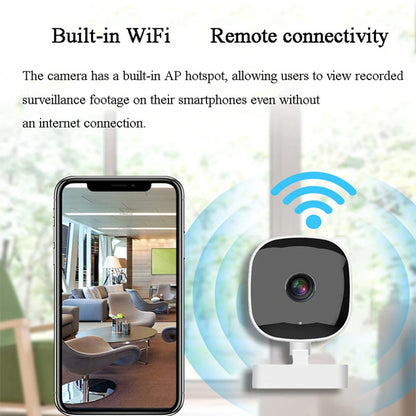 New WiFi Window Camera IP65 Full Color Night Vision Indoor Security Camera Replaces Outdoor Cam Through Window Surveillance
