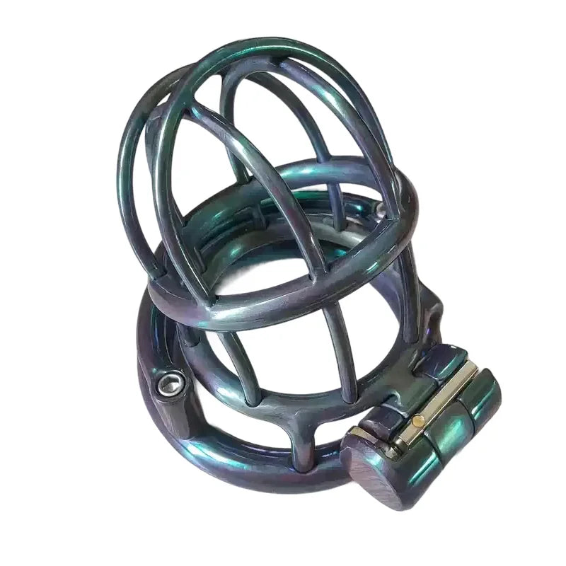 Titanium Chastity Cage Custom Fit Lightweight BDSM Device Metal Penis Cbt Bondage Cage Men Cock Cage Chastity Device