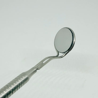 DENILK 1 pc Dental Mouth Mirror With Handle Anti-Fog Rhodium Double Sided Oral Mirrors  Reflectors Reuse Oral Mirror Handle