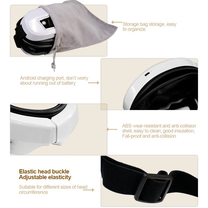Eye Massage Device Vibration Airbag Pressure Eye Massager Bluetooth Music Relax Fatigue Eye Care Improve Sleep Tools Foldable