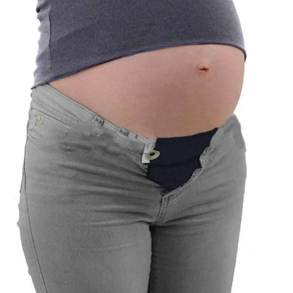 Women Adjustable Elastic Maternity Pregnancy Waistband Belt Waist Extender Clothing Pants For Pregnant Sewing Accessories