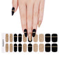 20/22Tips UV Semi cured Gel Nail Stickers Waterproof Long Lasting Full Gel Nail Wraps Press On Nail Decal DIY Manicure