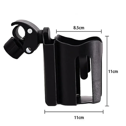 Baby Stroller Water Cup Holder with Mobile Phone Holderbottle 360 Degree Rotation Carbicycle Universal Water Bottle Holder