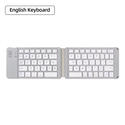 Mini Keyboard Wireless Folding Keyboard Bluetooth Foldable Keyboard With Touchpad for Windows Android iPad Phone PC Rechargeable
