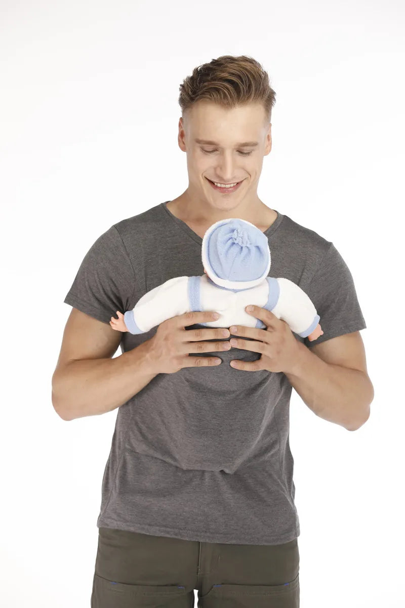 Safety Kangaroo Pocket T-Shirt Baby Carrier Summer Pregnancy Clothes Mother Father Short Sleeves Tops Feeding Nylon Cotton Tees