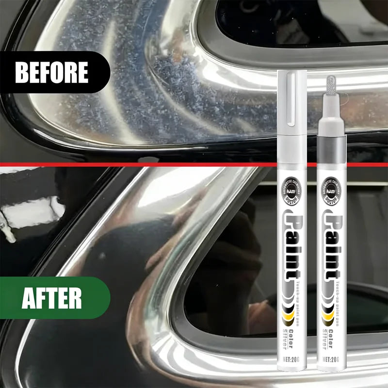 Silver Chrome Plating Touch Up Pen Auto Car Oxidation Rust Scratch Repair Tool For Rim Handle Mirror Trim