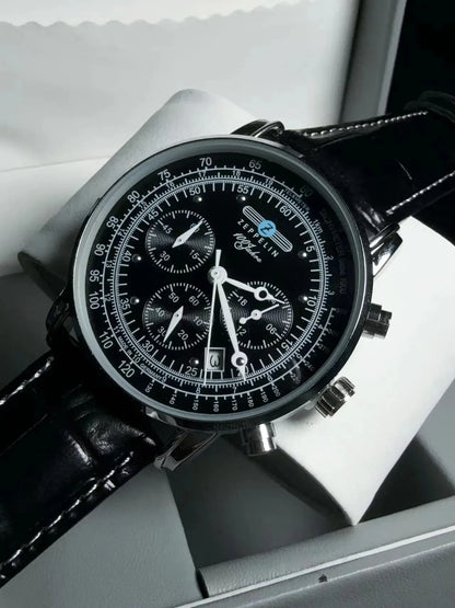 Zeppelin Airship Automatic Mens Watch Retro Business Commemorative Gift Fashion Leisure Timepiece Case New Watch