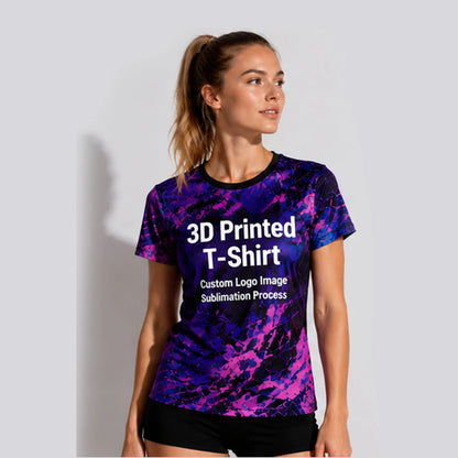 Customized Esports Jerseys, Party Outdoor Short Sleeved 3d Printed Plus Size T-shirt, 2026 Sports Outdoor Cool Round Neck Top