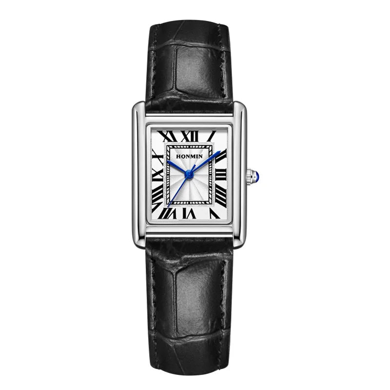 New Elegant Watches for Women and Men Fashion Leather Strap Waterproof Quartz Wristwatches Couple's Watches Gifts Drop Shipping