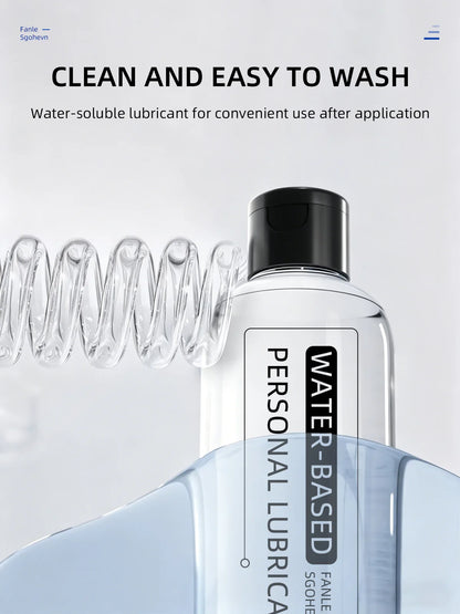Water-Based Lubricant Safe Vaginal Anal, Wash-Free Lube for Couples, Adult Erotic Tools Compatible Condoms Toys