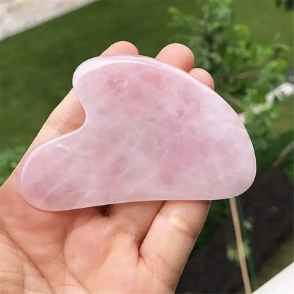 Heart Shape SPA Massage Beeswax Scraping Massage Scraper Face Massager Acupuncture Guasha Board Massager For Face Pulling Skin