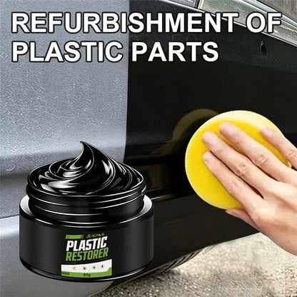 Car Plastic Restorer Paste More Gloss Car Cleaning Products Plastic Restore Auto Polish Repair Coating Renovator YT2038