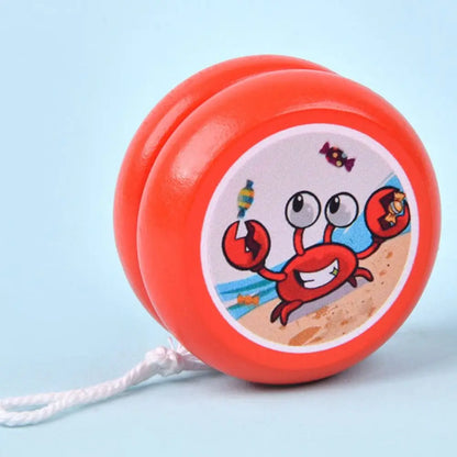 High Quality Primary Wooden Yoyo Animal Creative Yoyo Toys Interest Concentration Children's Toys