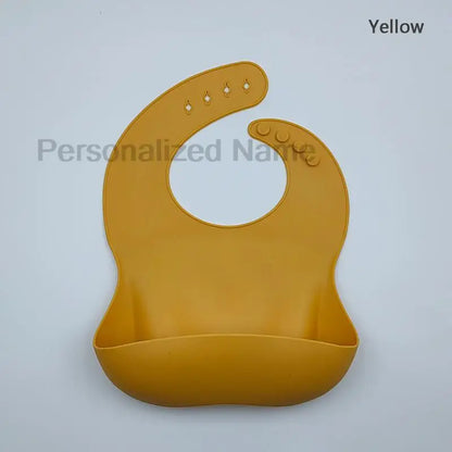 Silicone Baby Bib for Babies & Toddlers Waterproof Silicone Bibs Soft With Food Catcher Pocket for Boys & Girls Free Custom Logo