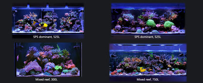 PopBloom WiFi Aquarium LED Light RL90/RL115, Professional Reef Aquarium Lamp Full Spectrum for Reef Coral SPS/LPS Fish Tank