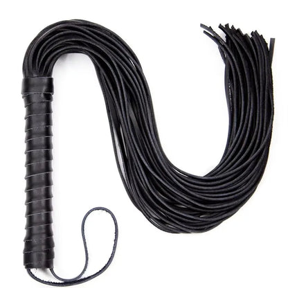 Genuine Leather Horse Whip, Flogger, Jump Bat | 68cm Long Dressage Training Whip for Equestrians | with Decorative Tassel and No