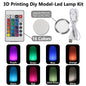 For Bambu Lab 3D Printing DIY Creative Model Computer Wireless Mouse Aviation Model Engine LED Light Kit 001 3D Printer Par
