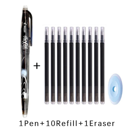 Pilot Erasable Gel Pen Magic Blue Black Red Ink 0.5mm Erasable Refill Rods Japanese Stationery Office School Writing Supplies