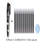 Pilot Erasable Gel Pen Magic Blue Black Red Ink 0.5mm Erasable Refill Rods Japanese Stationery Office School Writing Supplies