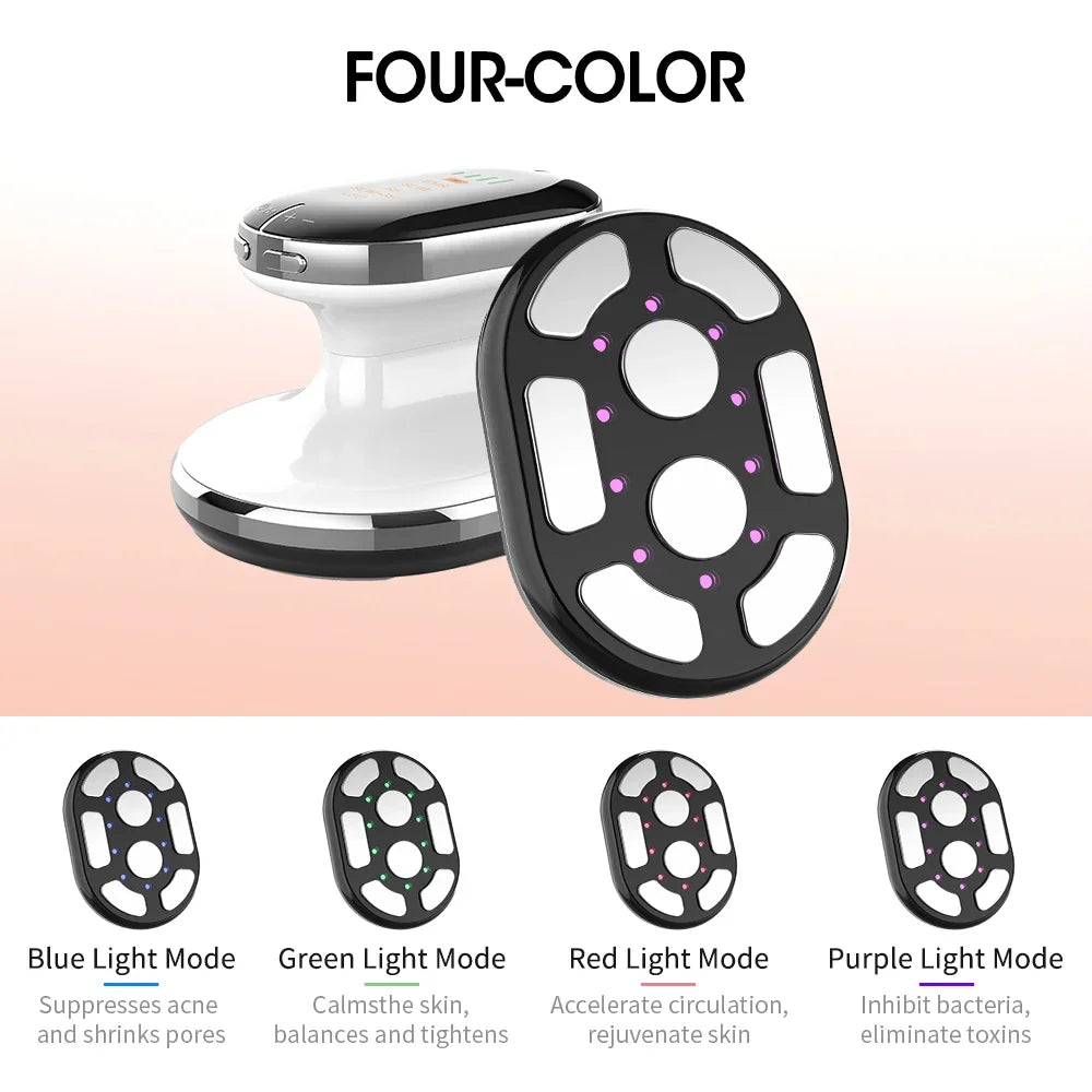 Body Slimming Massager Cordless Body Sculpting Device 4 Modes LED Light Rechargeable Handheld Belly Waist Arm Leg for Home Use