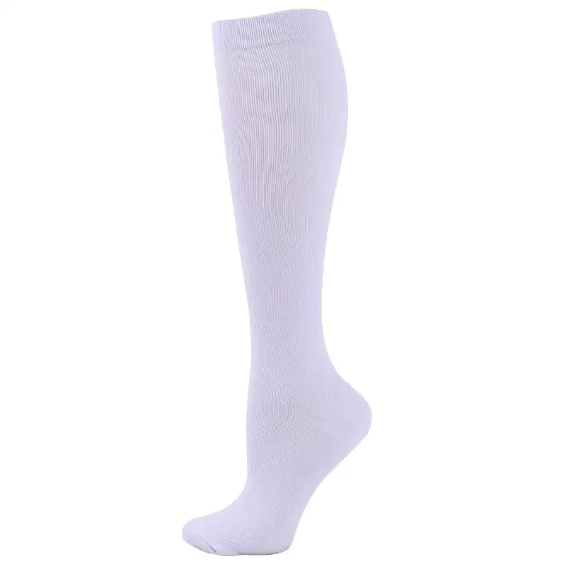 19 Styles Compression Stocking Blood Circulation Promotion Slimming Compression Socks Anti-Fatigue Comfortable Solid Color Socks