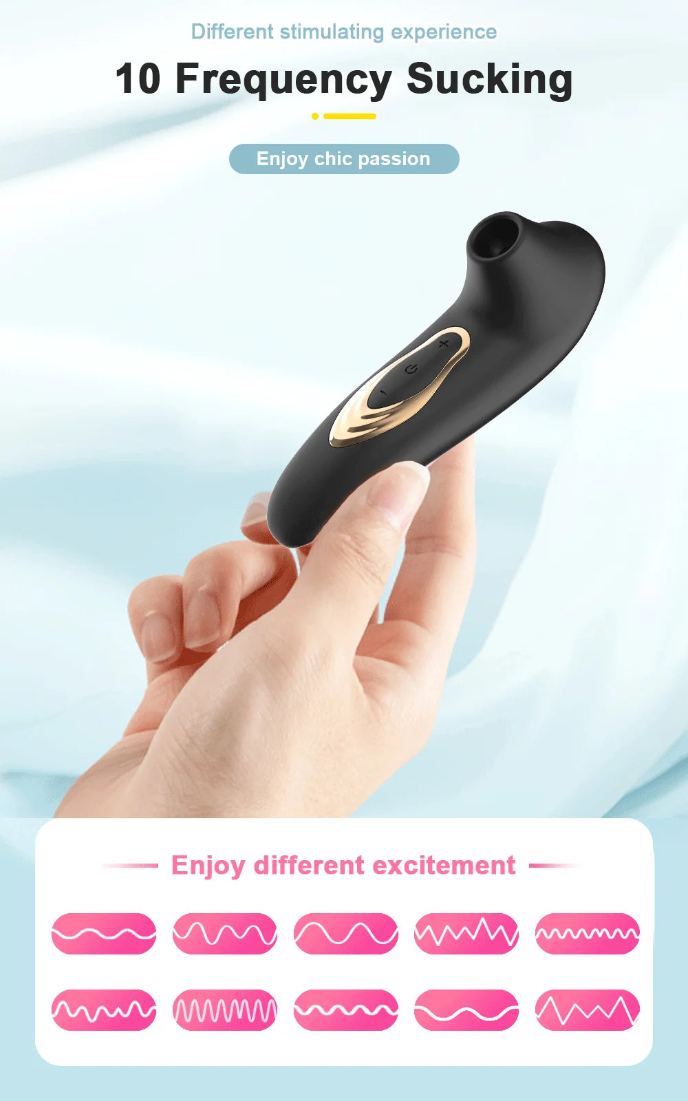 Powerful Sucking Vibrator for Women Blowjob Sucker Clitoris Stimulator Vacuum Suction Nipple Massager Masturbator Adult Sex Toys