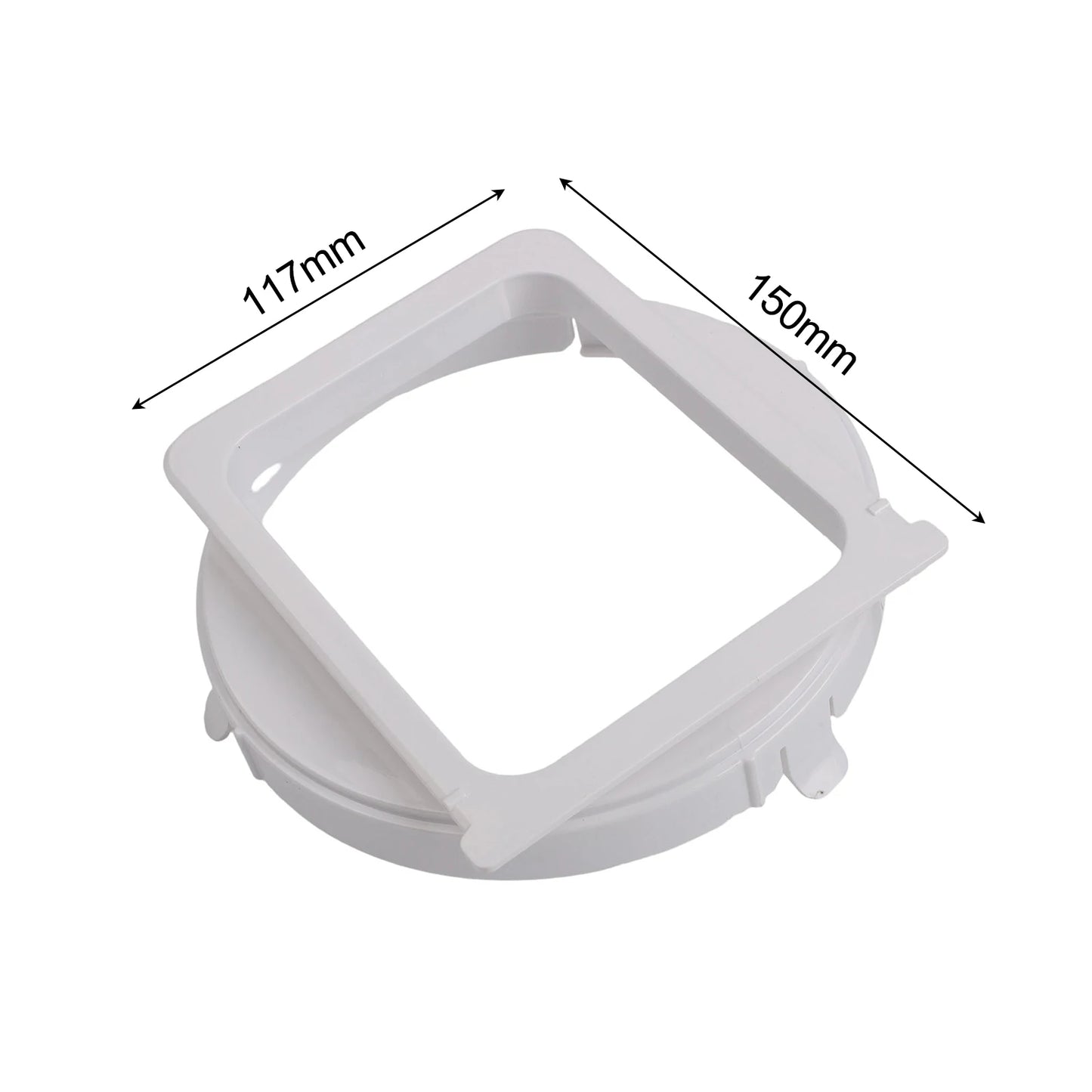 For Comfee Portable Air Conditioner Hose Adapter with Square to Round Interface 5 9 Inch Diameter Exhaust Pipe Body Connector