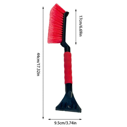 2-in-1 Ice Scraper and Snow Brush for Car - Ergonomic Foam Grip Windshield Cleaner - Efficient for SUV, Sedan & Winter Driving