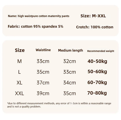 3PCS/set High Waist Intimate Clothes for Women Adjustable Waistband Pregnant Panties Cotton Maternal Panties Women's Underwear