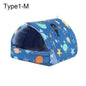 Soft Rabbit Colorful Squirrel Mini Cage Winter Hamster House Guinea Pig Nest Small Animal Sleeping Bed Warm Mat
