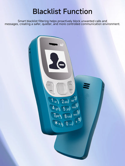 SERVO BM80 LTE Super Small Mobile Phone 4G Network Auto Call Record Speed Dial Blacklist Dual SIM Standby Mini Feature Cellphone
