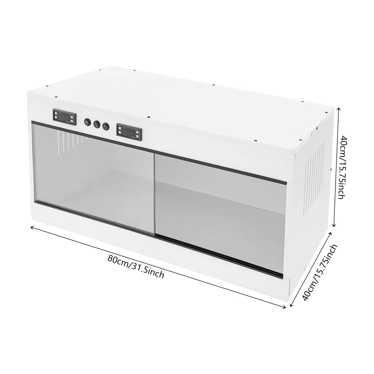 Reptile Pet Feeding Box Reptile Lounge Habitat with Intelligent Thermostat 220V Reptiles Breeding Box LCD Screen