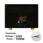 110V 220V Instant Water Heater Kitchen Bathroom Wall Mounted Electric Water Heater Hot Water Shower with LCD Temperature Display