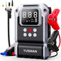 Car Battery Jump Starter with Air Compressor, 12V 1000A/1500A PEAK 26800mah Portable Car Jump Starter with 150 PSI Inflator (for ALL Petrol or 10L Diesel), Emergency LED Flashlight