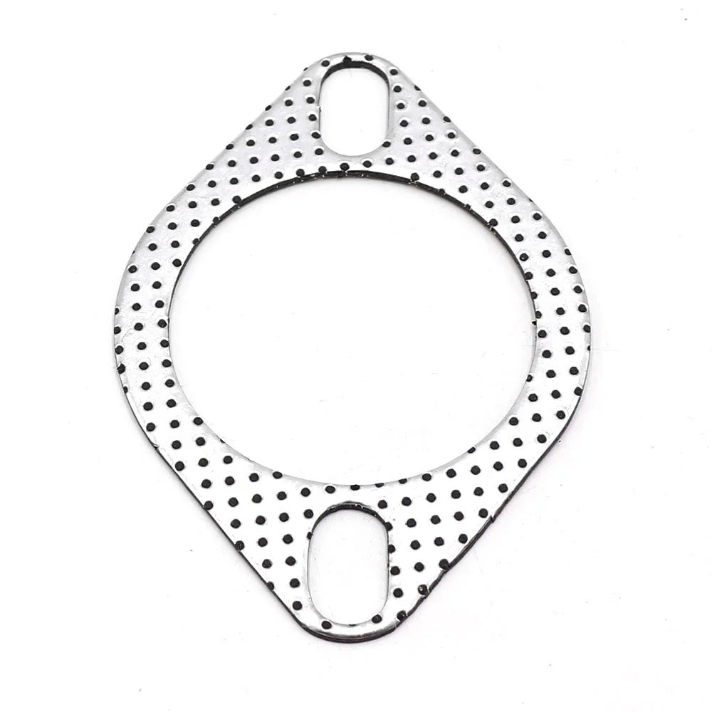 5pcs/Lot  2.5 inch=63mm Car Engine Exhaust Gasket Universal Exhaust Pipe Gasket With Two Holes