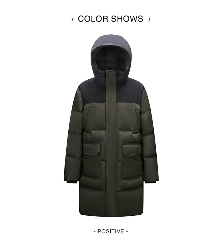 Semir Down Jacket Men 2026 New Waterproof Thick Outerwear Long Length Winter Clothing Couple