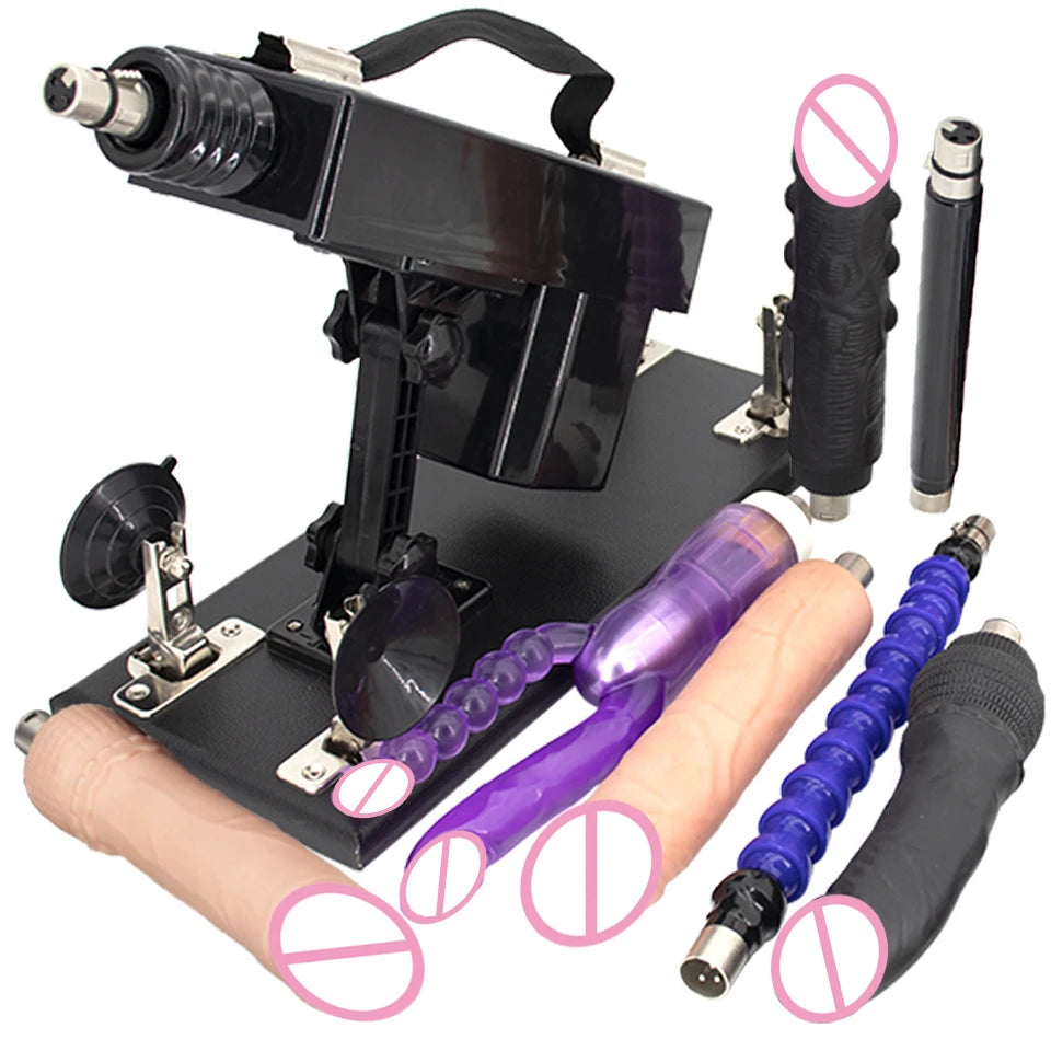 FREDORCH Upgraded Sex Machine for Women with Dildos Automatic Masturbation Machine Pump Gun Love Machine Couple Sex Toys