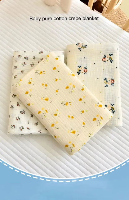 Newborn Baby Cotton Blanket Summer Bedding Babies Stuff  Throw Blanket Muslin Squares Receiving Blanket