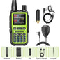 Baofeng UV-5R Mini Walkie Talkie Bluetooth Programming Wireless Copy Frequency Full Band 999CH AM FM Type-C Long Range Ham Radio