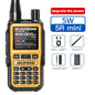1PC Baofeng Walkie Talkie UV-5R Mini Amateur Radio Multi Band Bluetooth Programming Frequency Dual PTT AM/FM Camping Portable