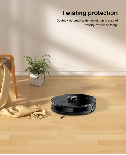 Robot Vacuum Cleaner Liectroux/LILIN X6,Laser System,Multiple-Floor Maps,Restricted Area Setting for Home Carpet Cleaning