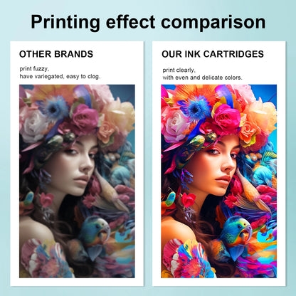 Ink Cartridge 301XL High Yield Replacement for HP 301 XL Printer Cartridge Black or Tri-Color Work With Deskjet Officejet Envy