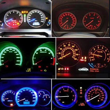 10PCS T5 LED Lights W1.2W W3W LED Car Interior Light Auto Side For Car Turn Signal Dome Door Reading Backup Clearance Lights