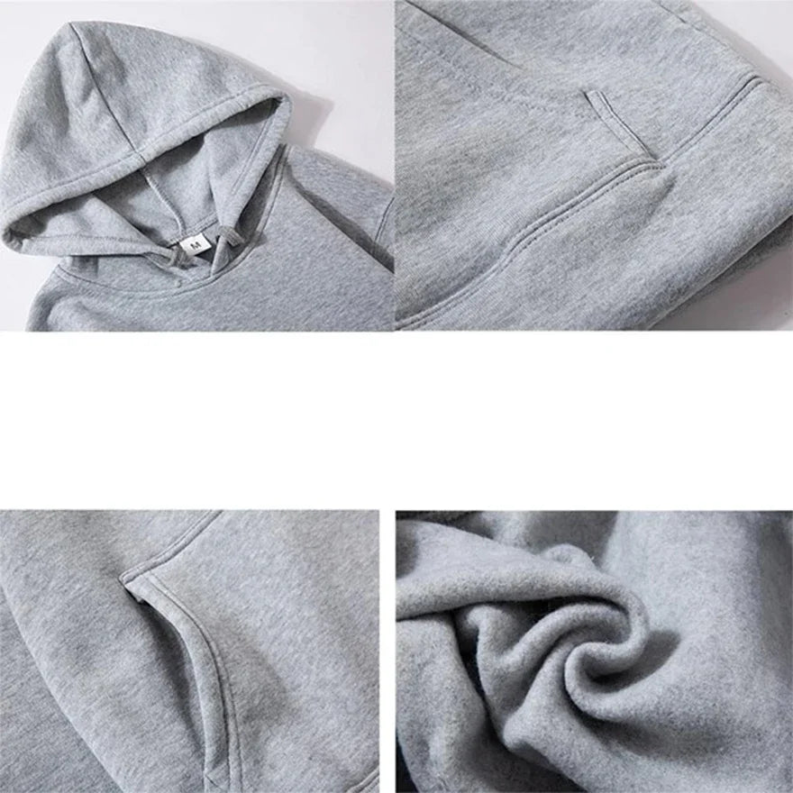Customized hooded shirt for men and women, featuring photos and logos of your design. High end gifts in EU sizes