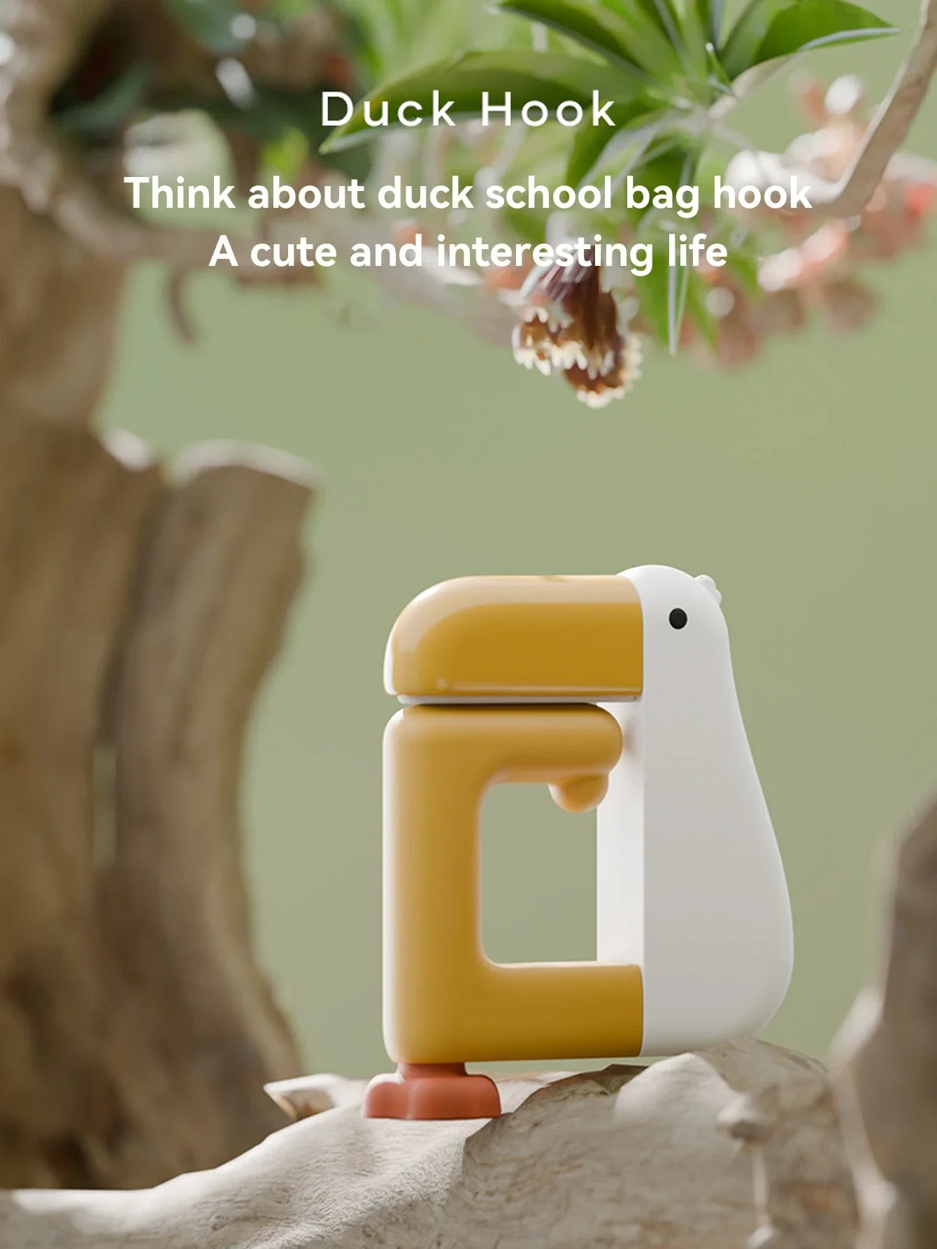 Portable Office Supplies Thinking Duck  Hook Hanging Decor Table Interesting Wallet Bag Hook Wall Hanger Bracket Handbag Non Pun