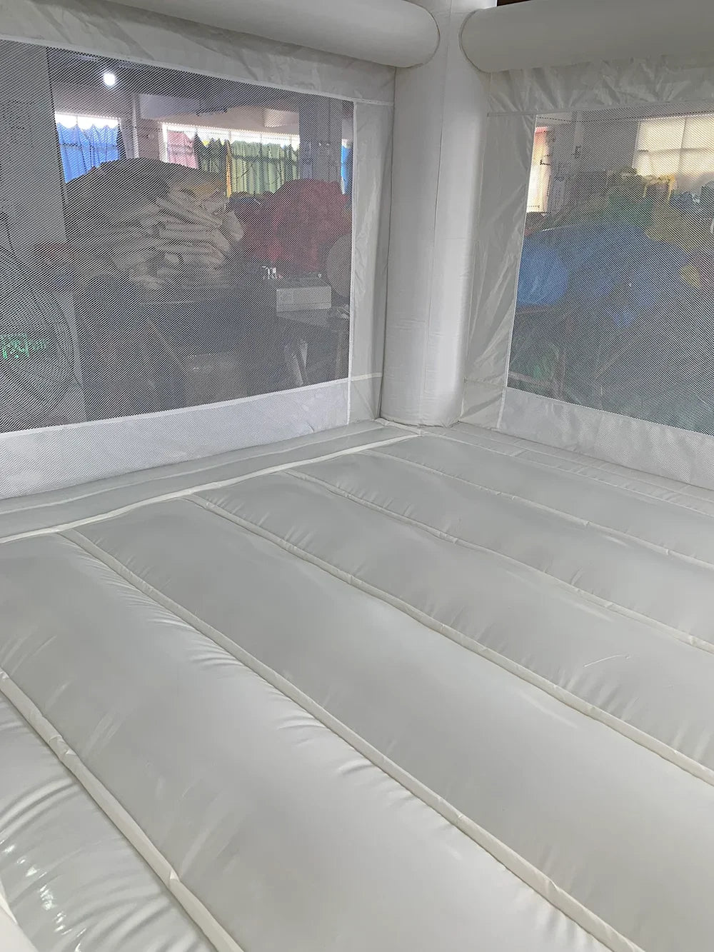 Inflatable White Bounce House With Slide 5.6*3.3*3M Jumping Castle For Kids Bouncy House Withe For Children Outdoor Toys Slide