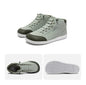 HOBIBEAR Mid Top Barefoot Shoes Mens Womens Wide Toe Ankle Boots Outdoor Non-Slip Artificial Leather Shoes