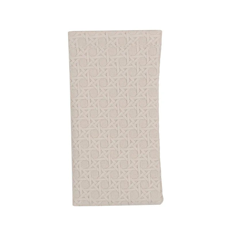 Self-Closing Artificial Leather Long Wallet Passport Driver's License ID Holder Headphone Data Cable Storage Cash Pouch