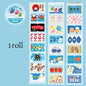 Mr.Paper Old Time Japanese Style Label Die Cut Tape scrapbooking washi tape DIY Handbook colourful tape Student Stationery Gift