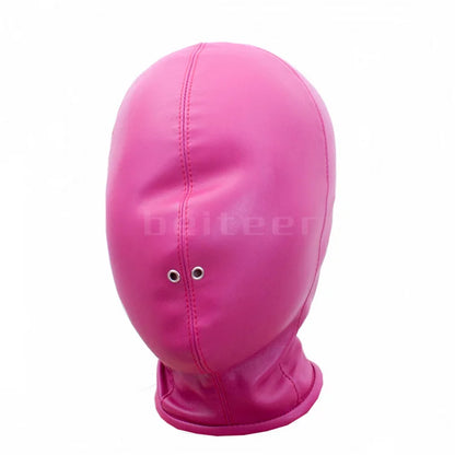 Soft PU Leather Headgear Mermaid Straitjacket Head Hood Body Harness Adjustable Leg Binder BDSM Restraint Sex Toy Slave Roleplay